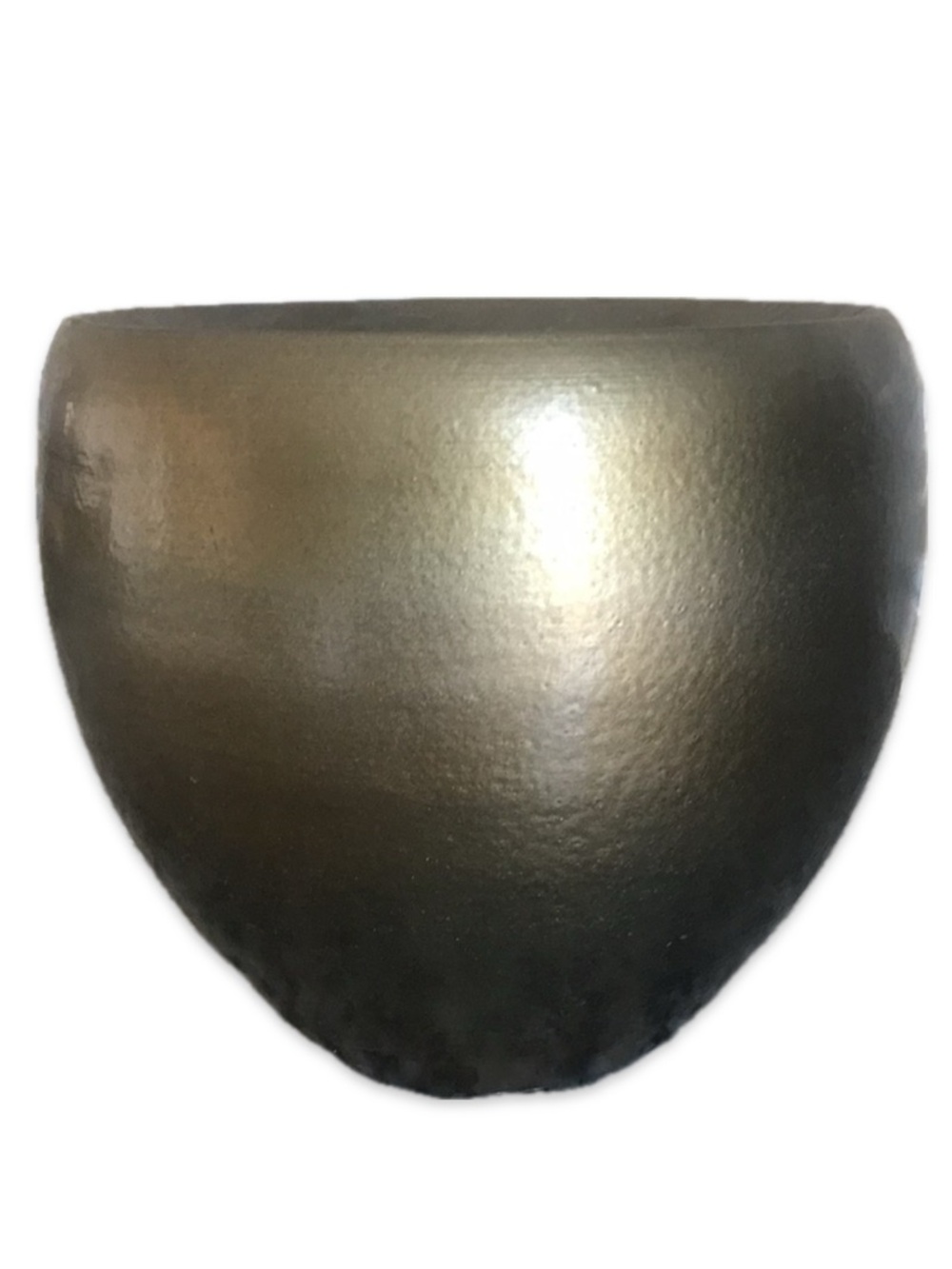 Handmade Bronze Earthenware Clay Planter Porous Terracotta Pot 6 Inch